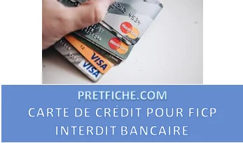 CARTE DE CRÉDIT DÉBIT POUR FICHÉ BANCAIRE